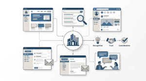 Small business brand recognition across connected digital channels